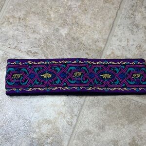 Turtle Fur Ski Bum Ear Warmer‎ Elegant Purple and Blue Patterned Headband